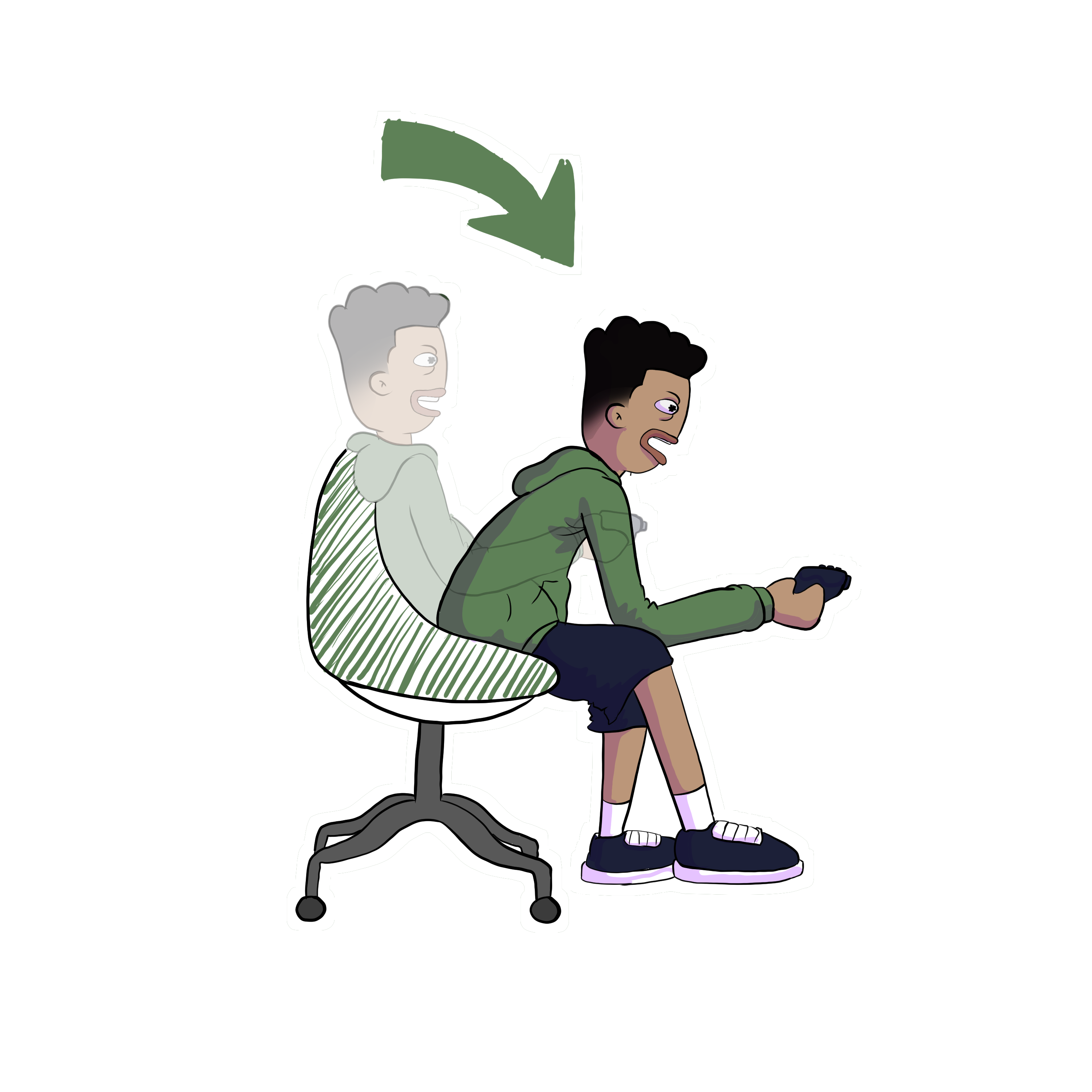Locked illustration